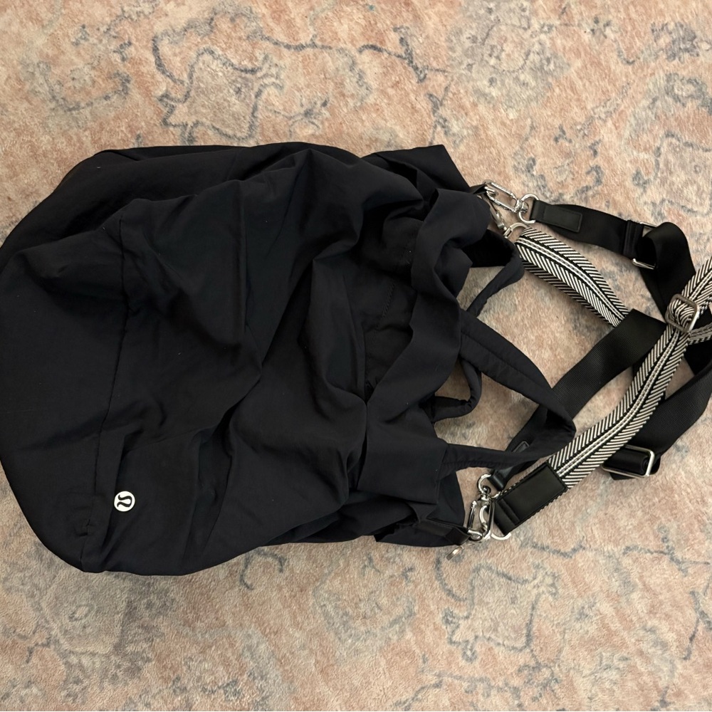 lululemon athletica Black Duffel Bag